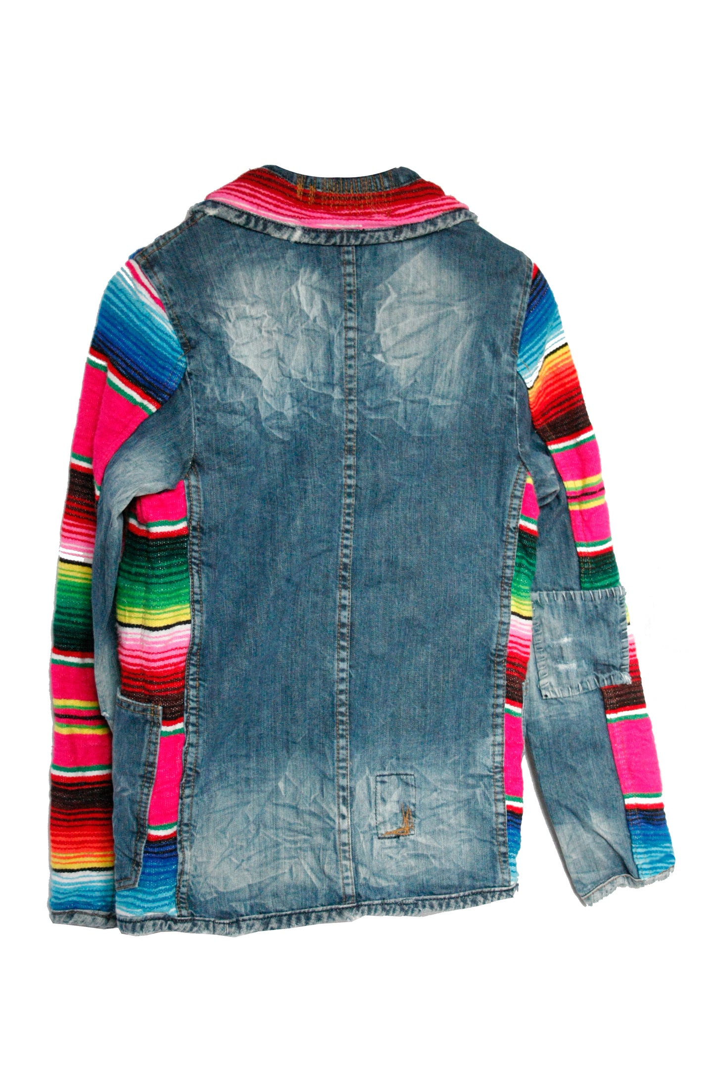 Vintage Distressed Rug Jacket Damen M