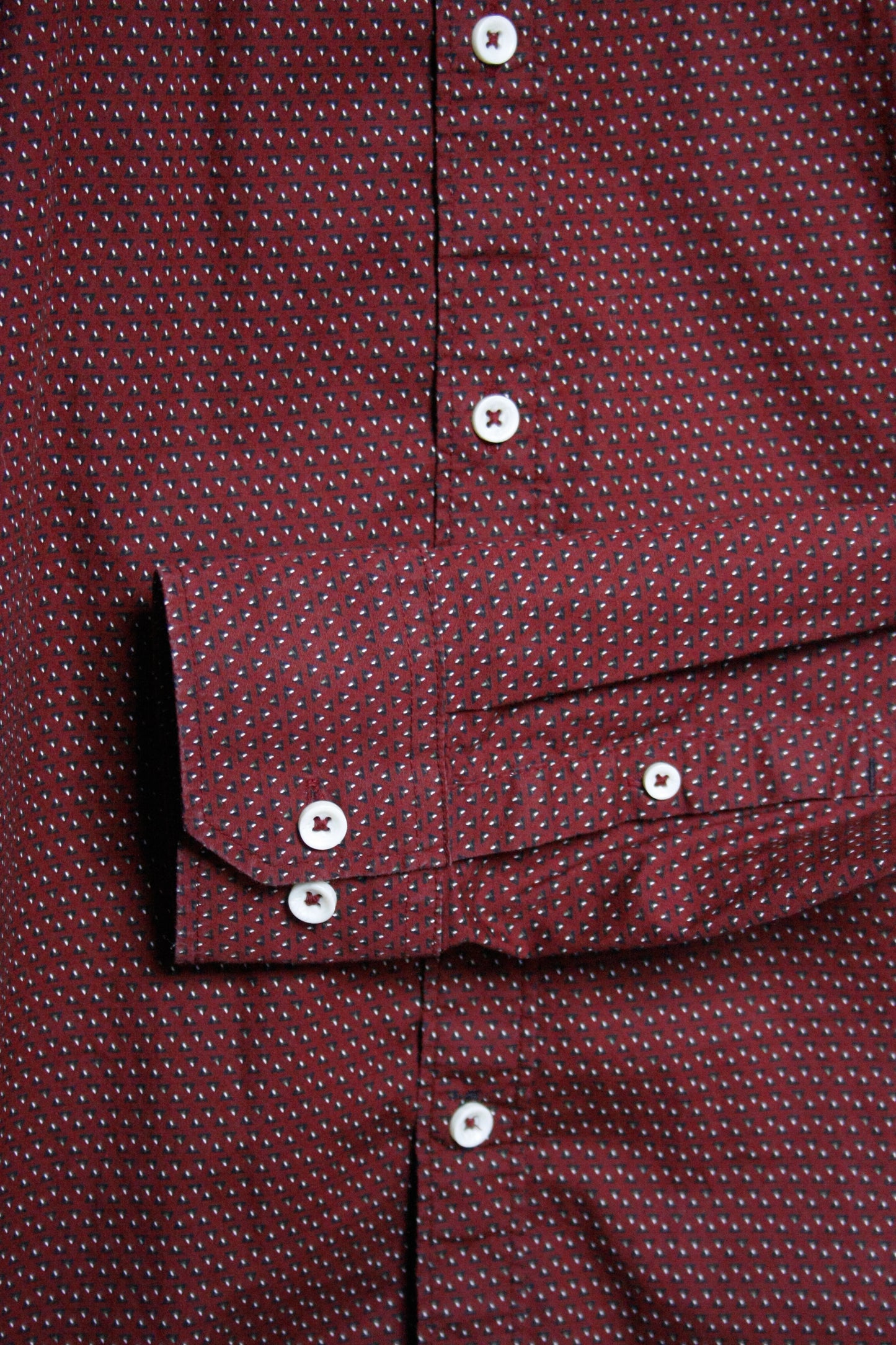 Showhemd Ranchriding Red Pattern Herren M