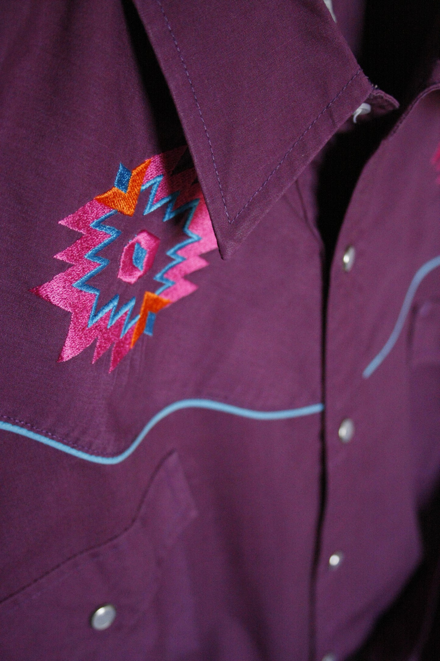 Vintage Showshirt Ranchriding Unisex Magenta