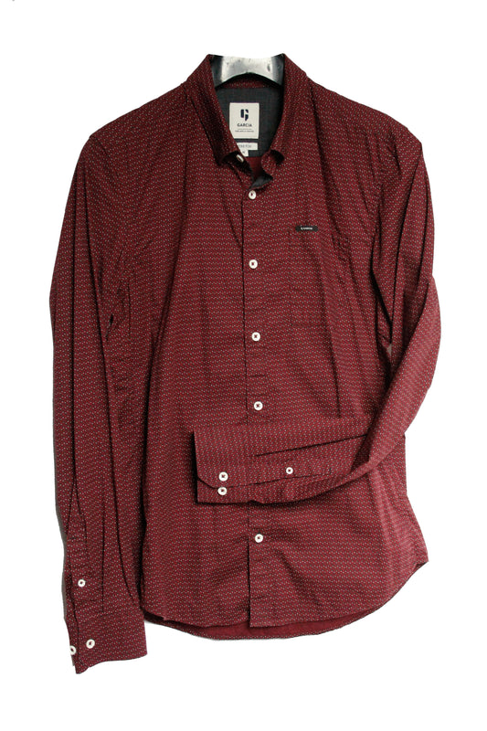 Showhemd Ranchriding Red Pattern Herren M