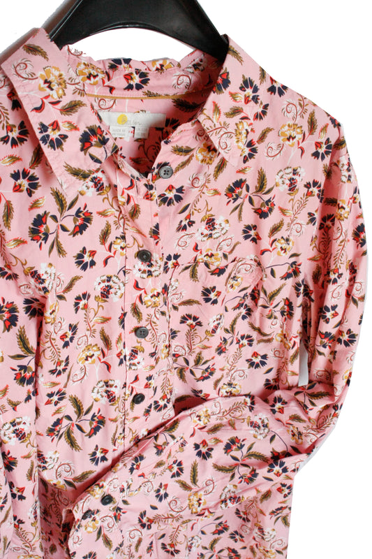 Showoberteil Ranchriding floral rosa Damen M/L