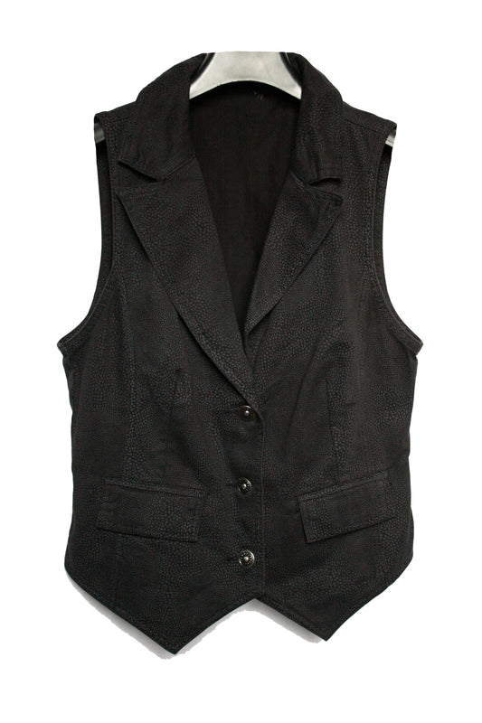 Ranch Riding Weste Jeans schwarz Damen M