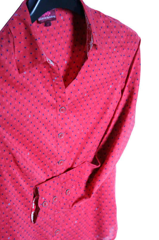 Showhemd Ranchriding Hot Pink Damen M