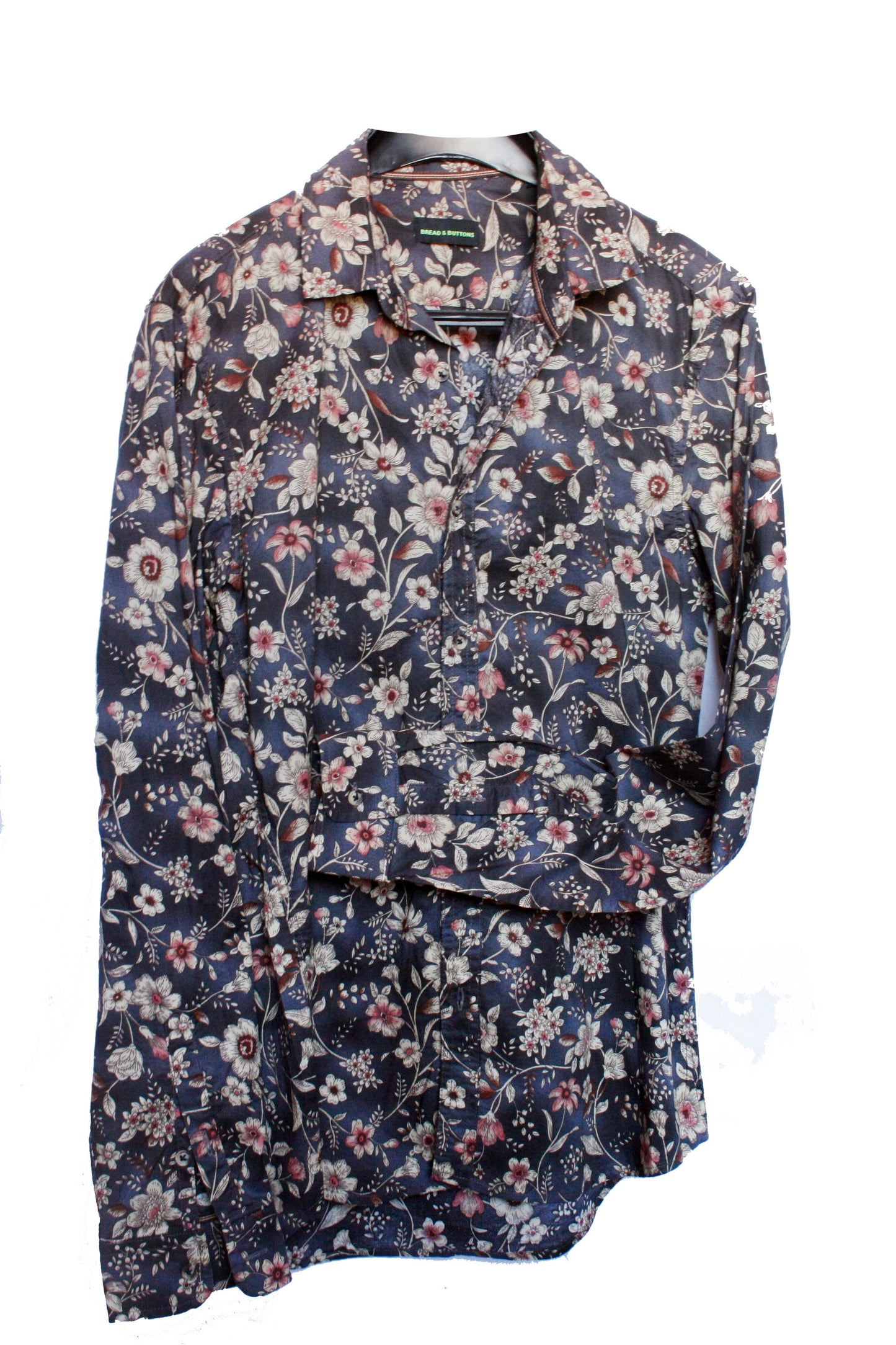 Showoberteil Ranchriding Floral blau Damen M
