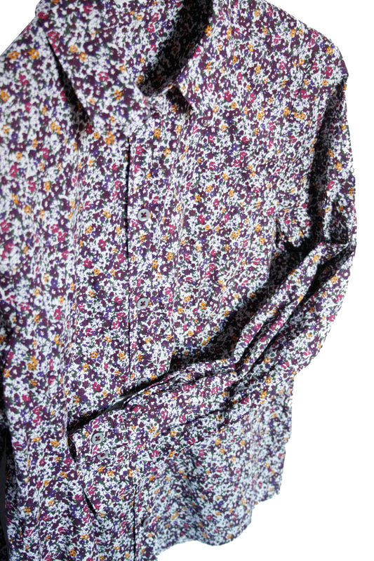 Showoberteil Ranchriding floral lila Damen M