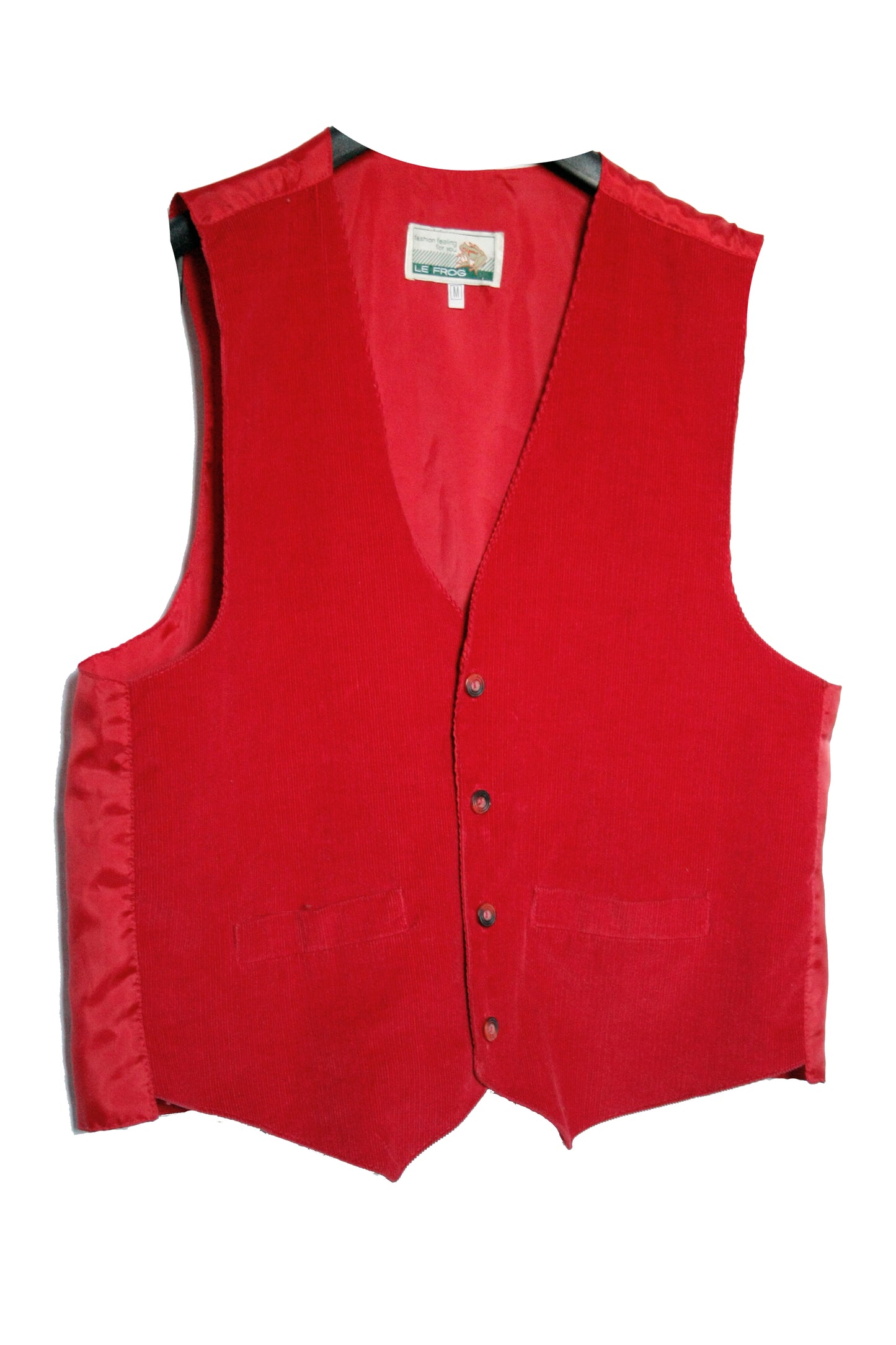 Ranch Riding Weste Cord Rot Herren L