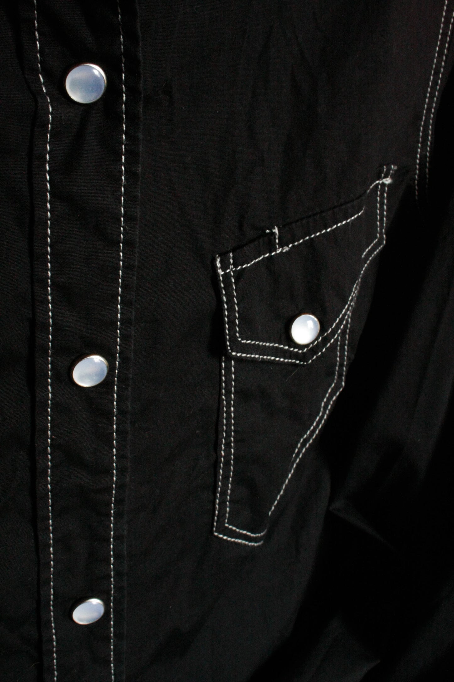 Vintage Showshirt Ranchriding Black Damen M