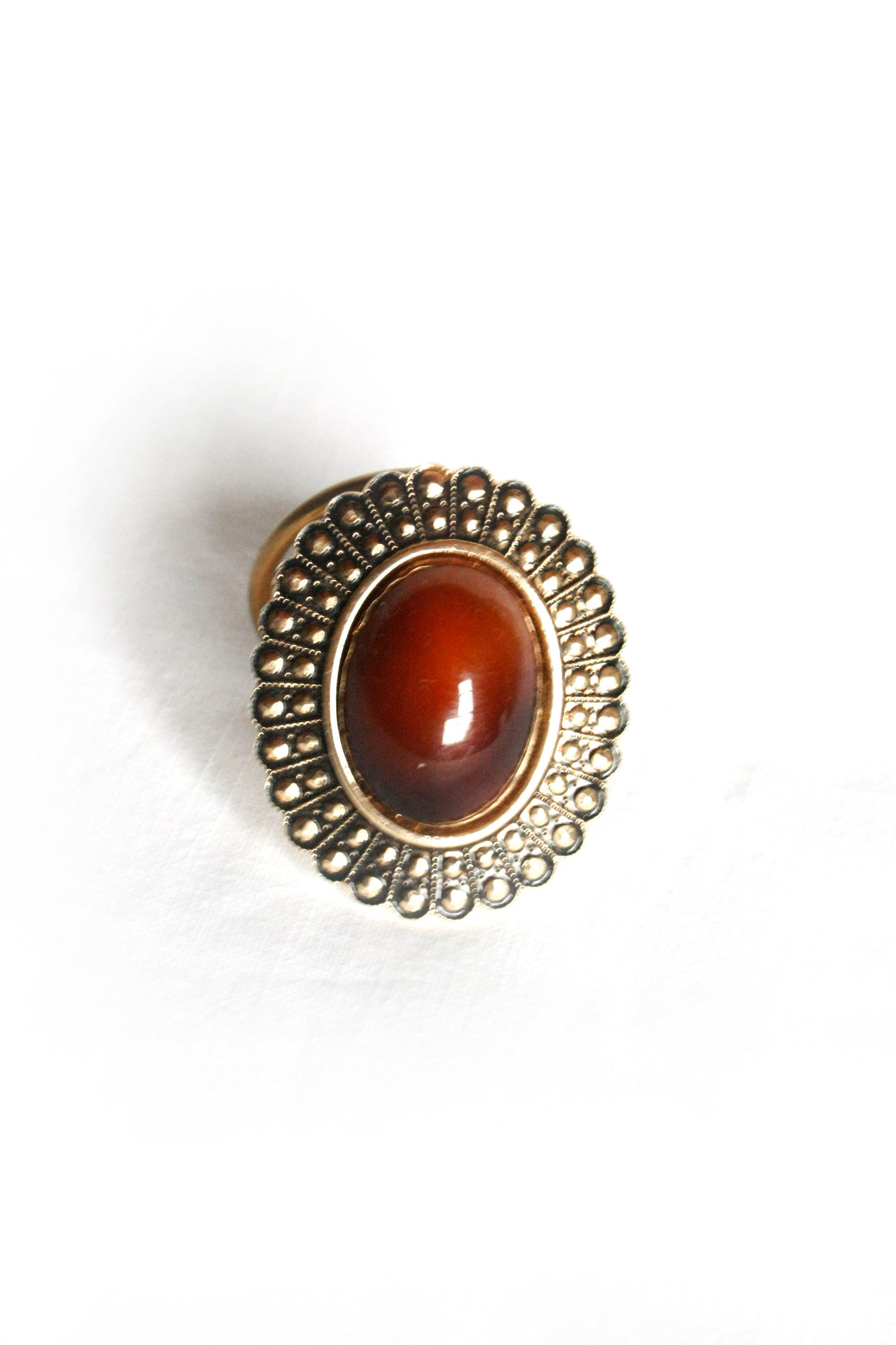 Wild Rag Clip Gold Brown