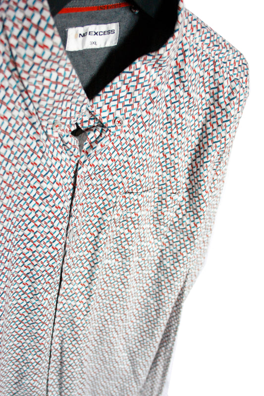 Showoberteil Ranchriding Geometrisch bunt Herren XXXL